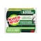 Scotch-Brite Heavy-Duty Scrub Sponge, 4 1/2 x 2 7/10 x 3/5, Green/Yellow, PK6 426 - alternate 1